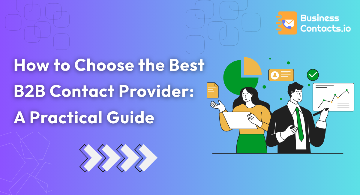 How to Choose the Best B2B Contact Provider