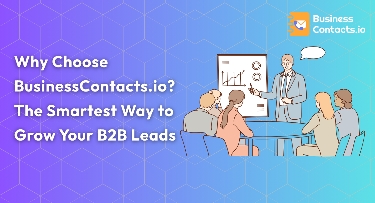 Why choose BusinessContacts.io