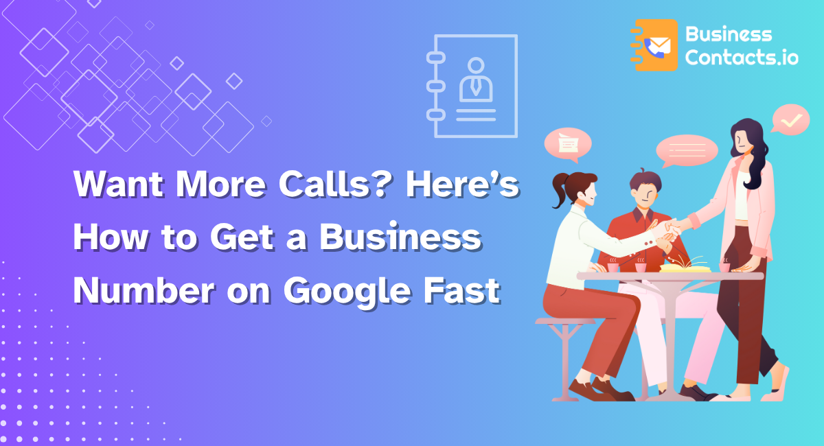 How to get a business number through Google