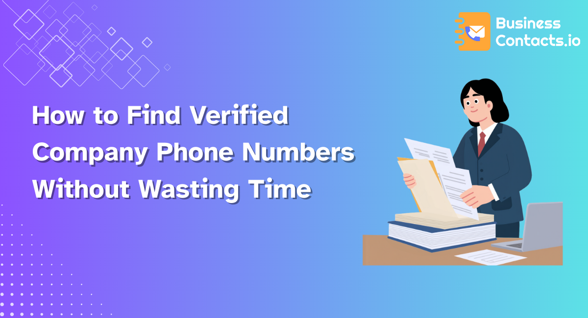 Verified Company Phone Numbers